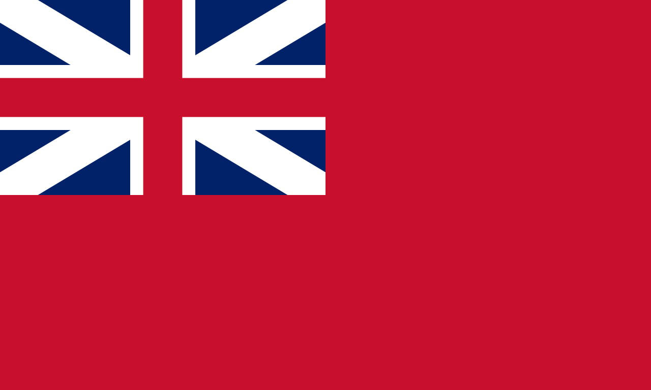 Flag of Great Britain for the Florida territories