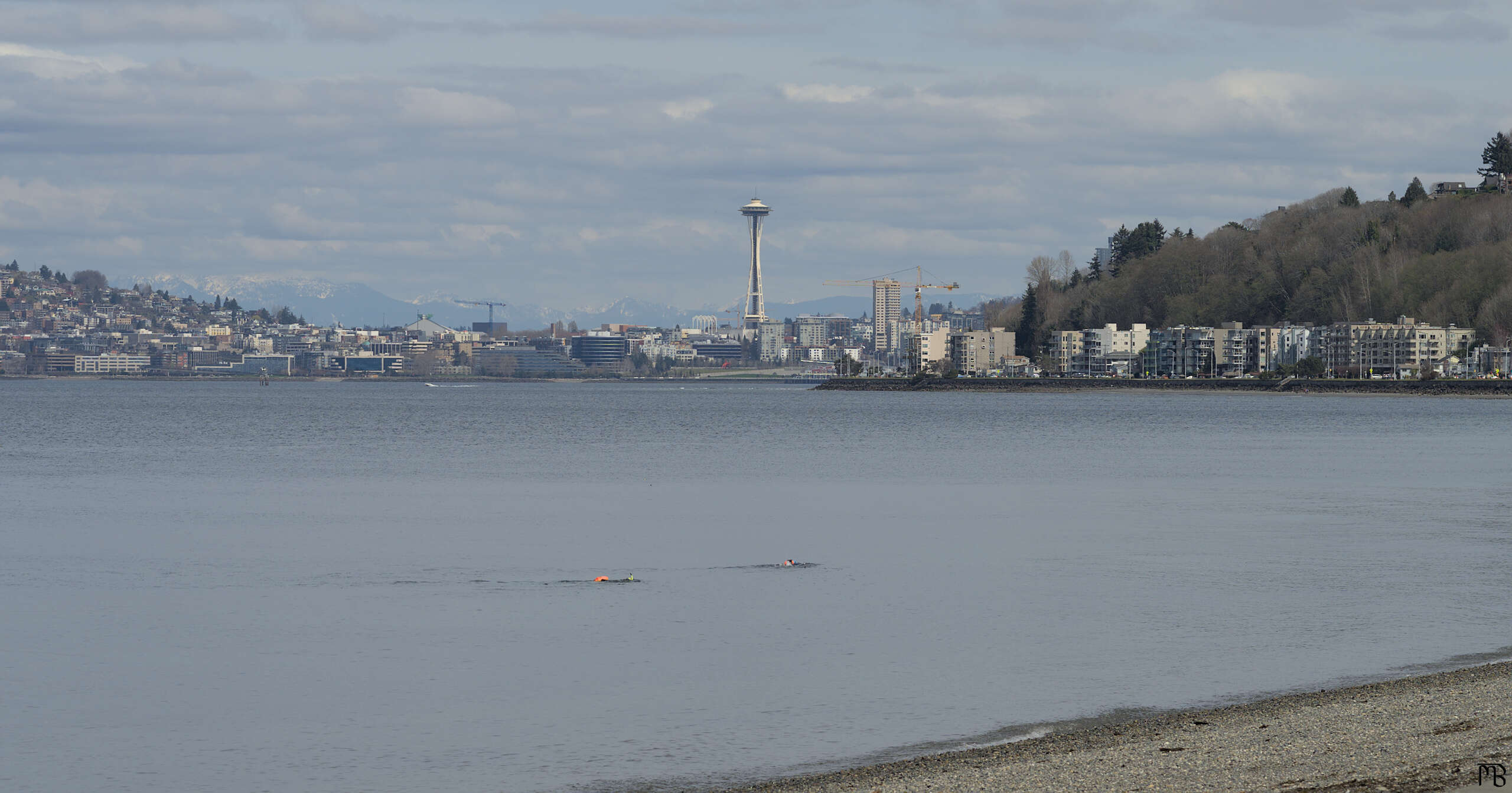 Space Needle from Alki beach