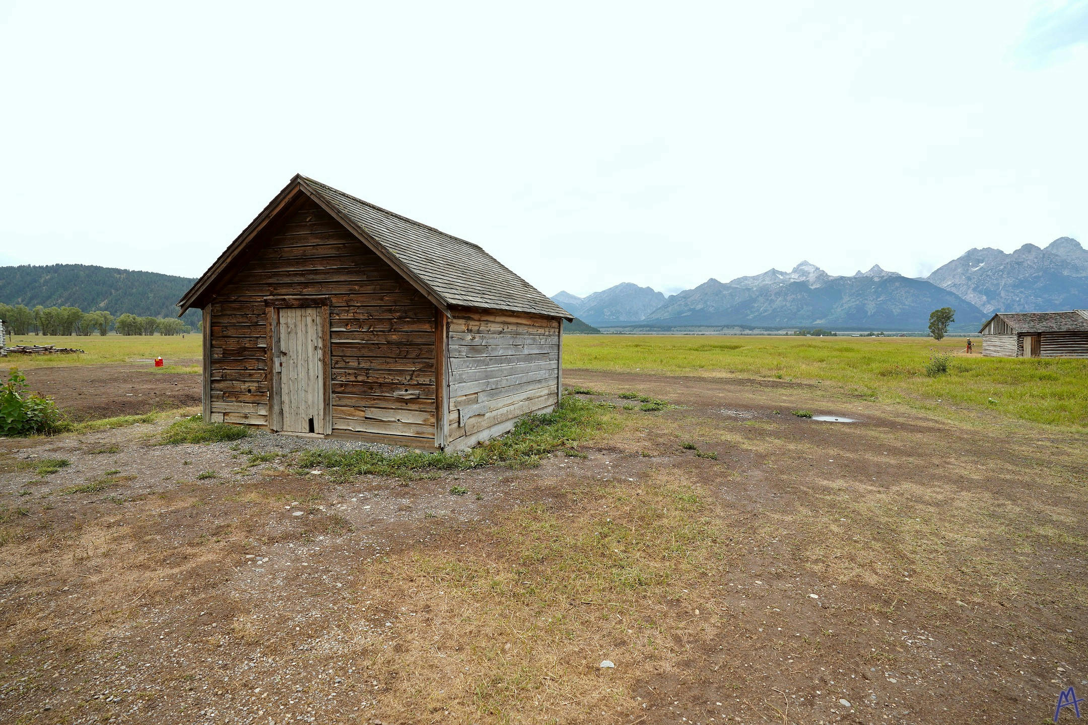 Old shed at Mormon Row at Grand Teton