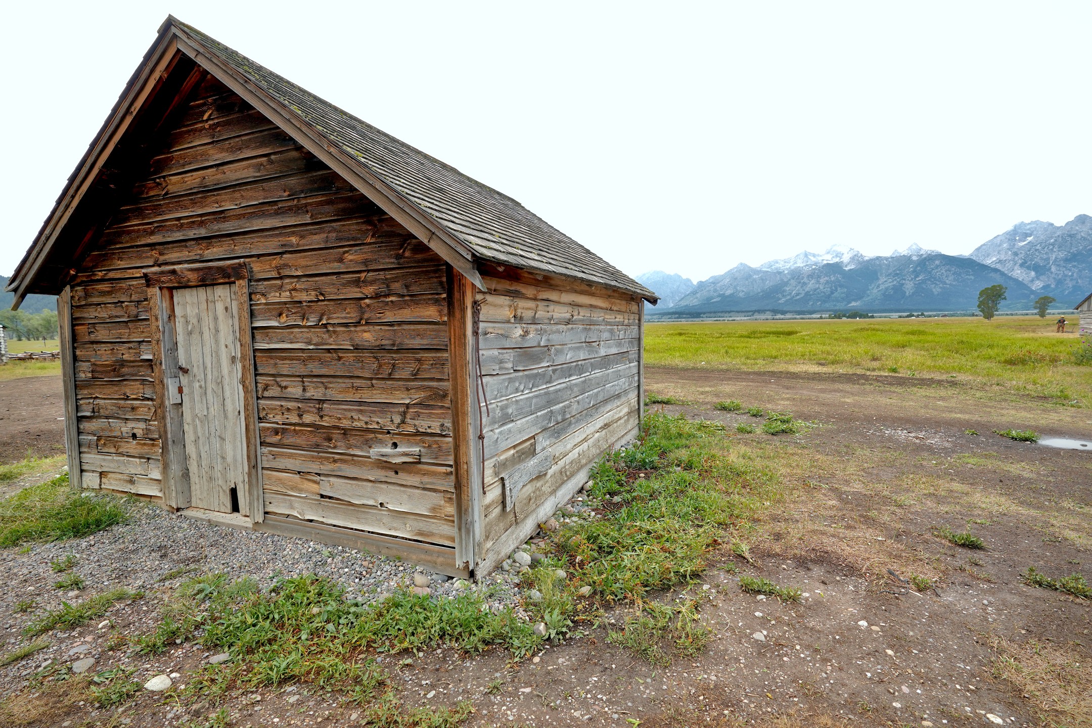 A shed with grass at Grand Teton