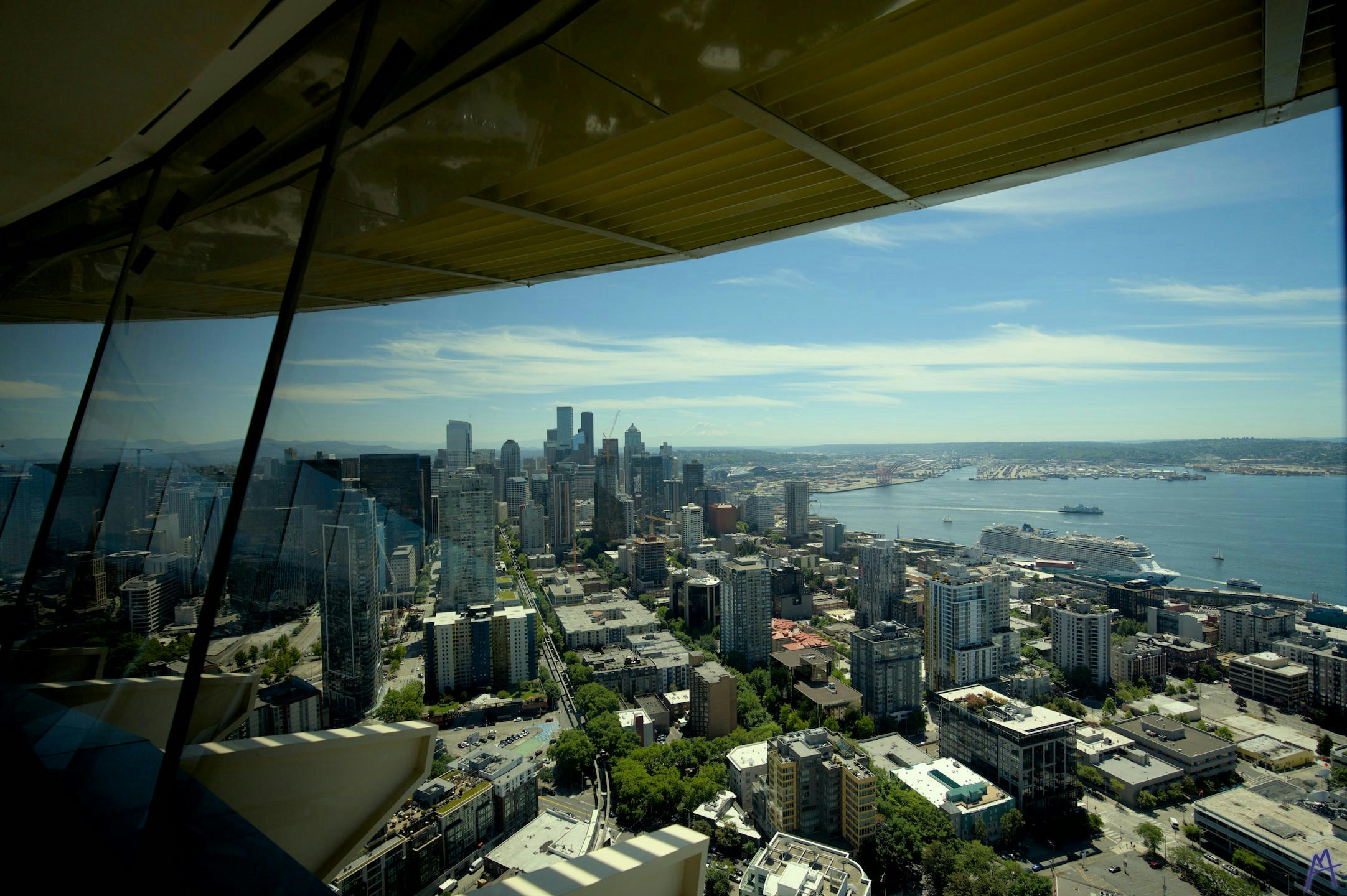 View of Seattle from the Space Needle