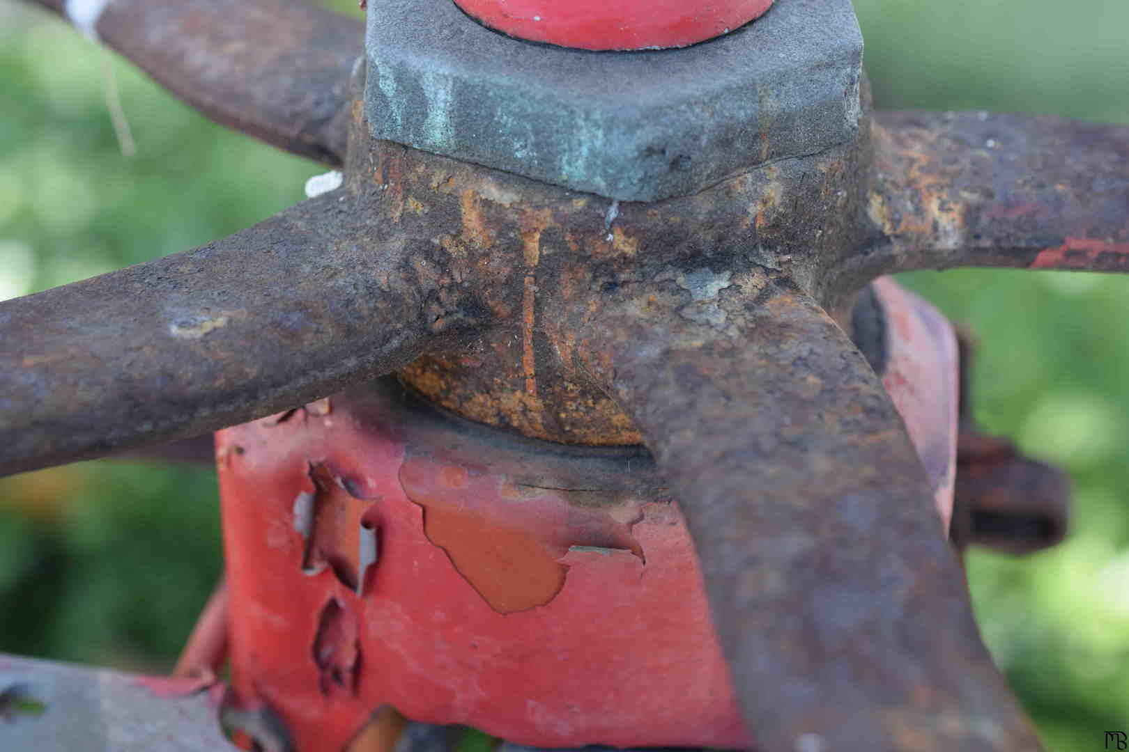 Rusted wheel