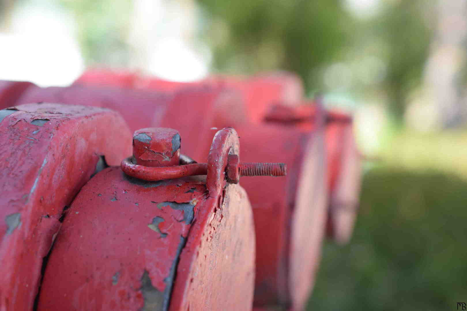 Rusted water pumps