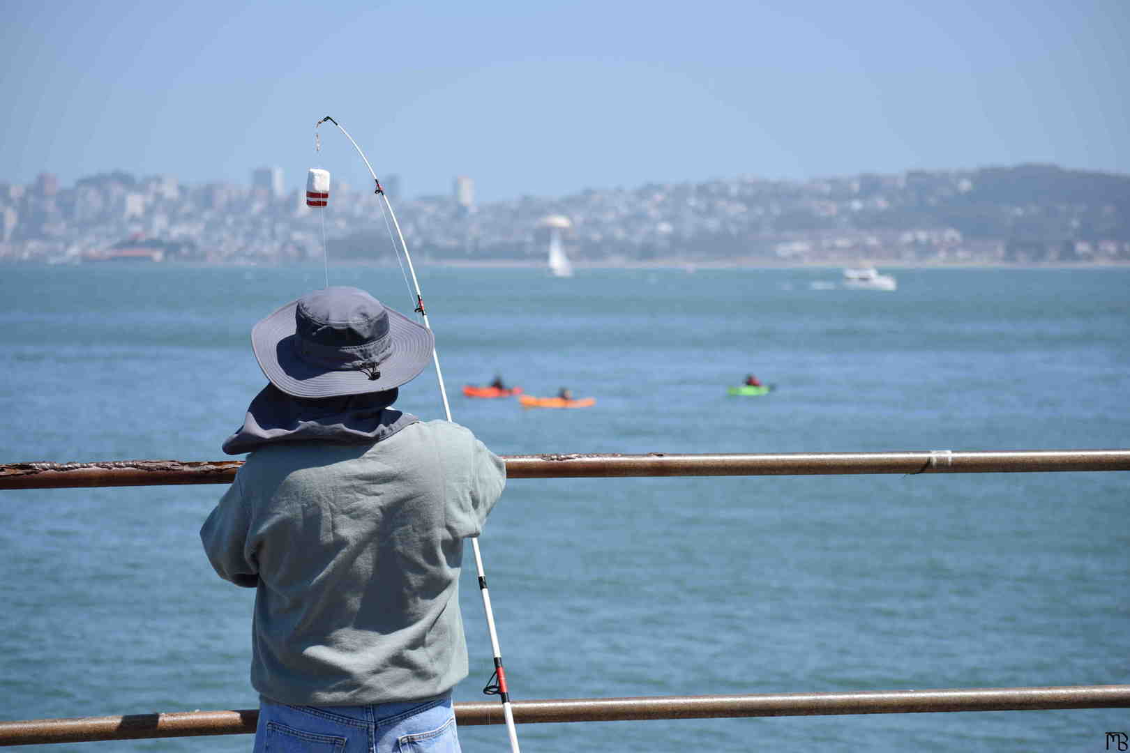 Fisherman near San Diego